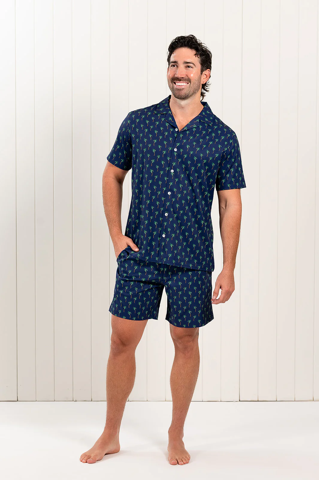 Navy Blue Palms Nashie - Image 3