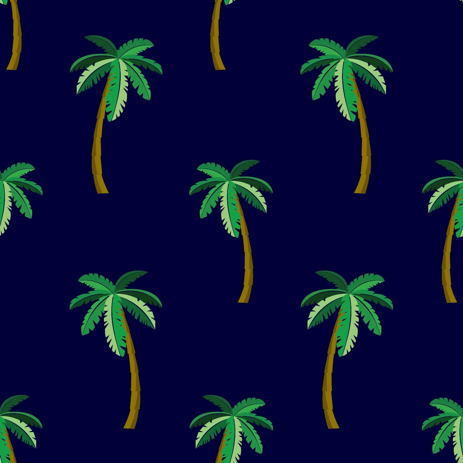Navy Blue Palms Nashie - Image 8