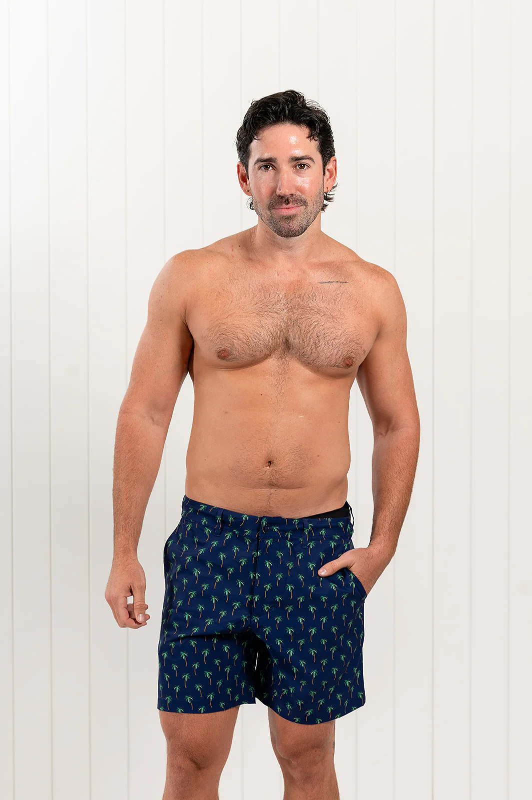 Navy Palms Nashie Swim Pants - Image 2